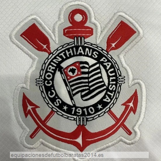Nuevo Tailandia 1ª Camiseta Corinthians Paulista 24/25 Blanco Negro Baratas